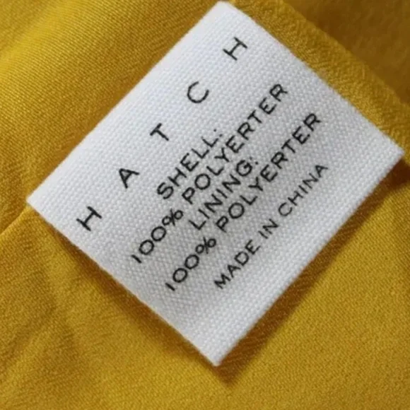 Hatch Elia Yellow Puff Sleeve Smocked Maternity Midi Dress Size L NWT - Picture 13 of 14